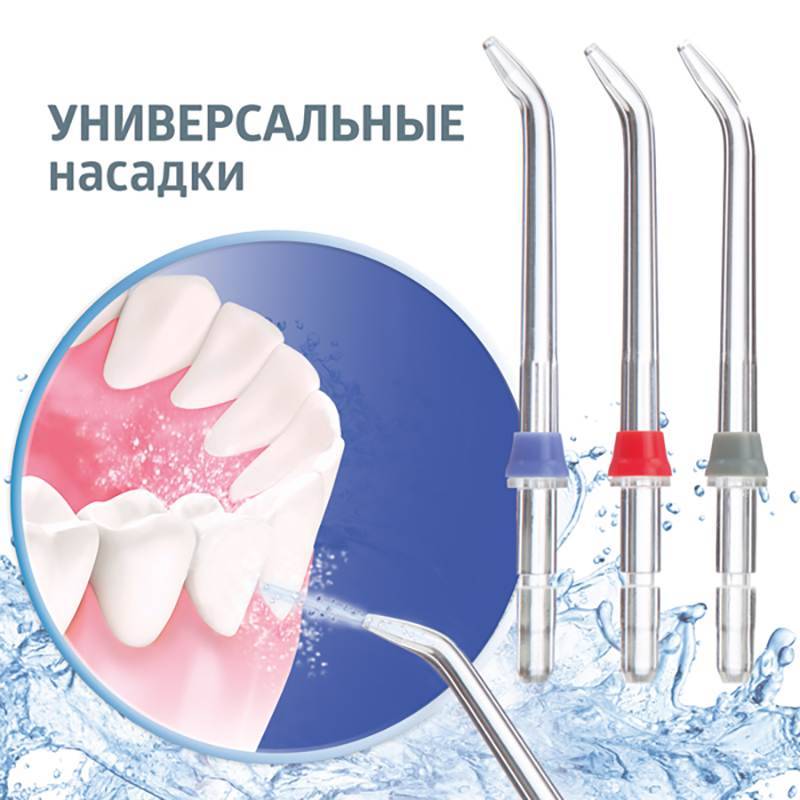 Ирригатор  для полости рта B.Well  WI-933 стационарный, с аккумулятором, 8 насадок.